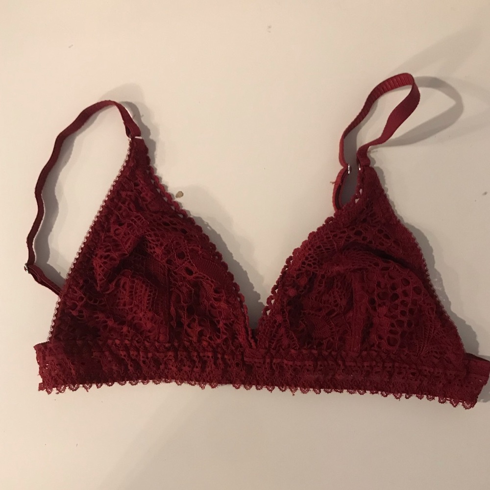 Urban Outfitters Red triangle bralette